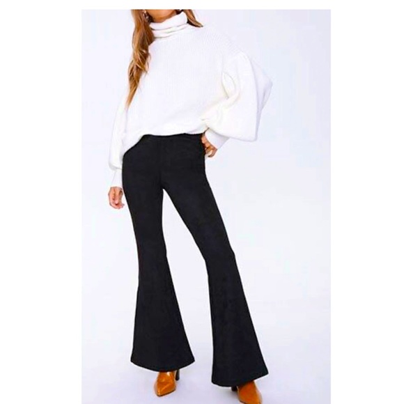 “TENNESSEE” Baby Suede Bell Bottom Flares - Picture 2 of 11